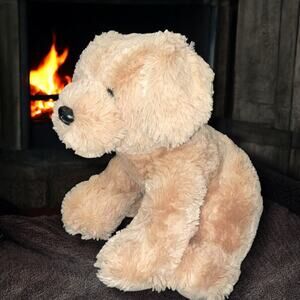 13" Aurora Plush Dog Golden Labrador Stuffed Animal Baby Shower Nursery Decor